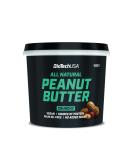 BiotechUSA Peanut Butter | Natural Vegan Protein | Gluten-Free High-Fiber 1kg Crunchy Spread - Enjoy Healthy Snacking! - Buy Online on SooperMarket.com