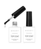 Makartt Top Coat 2pcs Clear Gel Nail Polish No Wipe Top Gel Long Lasting Gel Coat Soak Off Nail Gel High Gloss Shine Finish Gel Top Glossy Top Coat Gel Polish Protective Nail Coat Strengthener 10ml Top Coat Set - Buy Online on SooperMarket.com