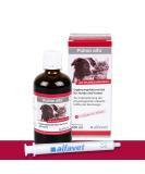 Alfavet Pulmo alfa juice to support the respiratory tract of dogs and cats supplementary feed 100ml with dosing syringe - Buy Online on SooperMarket.com