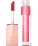Maybelline New York Glossy Lip gloss for full -looking lips moisturizing with hyaluronic acid lifter gloss color: No. 005 Petal (pink) 1 x 5.4 ml 005 petal 5.4 ml (1 Pack) - Buy Online on SooperMarket.com