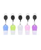Buy 5-Part Silicone Travel Bottle Set - Leak-Proof Portable Refill Bottles with Carabiner | Perfect for Liquid Soap & Toiletries - 38 ml - Buy Online on SooperMarket.com