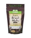 Now Foods Real Food Organic Brazil Nuts Unsalted 10 oz (284 g) - Buy Online on SooperMarket.com
