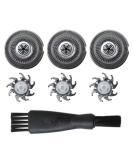 Men's Electric Shaver Replacement Head Blades for SweetLF SWS7105 - Compatible & Includes Cleaning Brush - Buy Online on SooperMarket.com