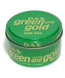 DAX Green and Gold Hair Wax - Premium Styling Wax for All Hair Types | International Shipping Available - Buy Online on SooperMarket.com