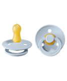 Bibs Pacifiers | Natural Rubber Baby Pacifier | Set of 2 BPA-Free Soothers | Made in Denmark | Baby Blue | Size 0-6 Months - Buy Online on SooperMarket.com