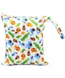 Baby Diaper Bag Wet Dry Bag | Waterproof Nappy Organizer | Reusable Cloth Wet Bag - Color 2 L - Buy Online on SooperMarket.com