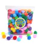 Pompoms for Crafts 200pcs - 1 Small Pom Poms for DIY Decoration Projects - Buy Online on SooperMarket.com
