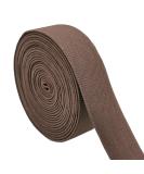 Sewing Elastic Band 35mm Wide 5 Yards Colored Twill Woven Elastic - Dark Brown - Buy Online on SooperMarket.com