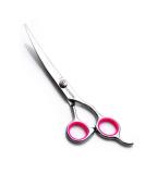 Dog Curved Scissors 6" Curved Dog Grooming Scissors Stainless Steel Dog Cat Hair Cutting Eye Trimming Scissors Up Curved for Dog Grooming Family - Buy Online on SooperMarket.com