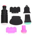Frcolor 3 Piece Nail Stamp Set - 4 Design Stamp Scrapers | Nail Art Accessories for Creative Manicures - Buy Online on SooperMarket.com