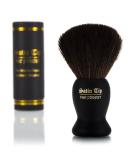 Satin Tip Pure Shave Brush - Synthetic Black Bristles Soft Touch & Case | International Shipping Available - Buy Online on SooperMarket.com