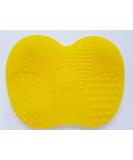 Silicone Makeup Brush Cleaner with Strong Suctions | Small Size, Yellow - Buy Online on SooperMarket.com