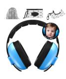 Kiki Babies Baby Noise Canceling Headphones with Baby Wipes Dispenser and Travel Bag - Premium Infant Ear Muffs for Concerts, Outdoors, Airplane - Comfortable Design - Buy Online on SooperMarket.com