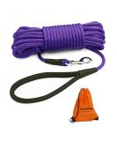 Lynxking 15M Purple Check Cord Dog Leash for Small Medium Large Dogs - Heavy Duty Training Lead with Comfortable Handle - Buy Online on SooperMarket.com