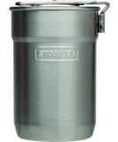 Stanley Adventure Camp Cook Set - 24oz Kettle with 2 Ceramic Cups - Stainless Steel Camping Cookware with Vented Lids & Foldable + Locking Handle - Lightweight Cook Pot for Backpacking/Hiking/Camping Two Cup Cook Set (3 Pieces) - Buy Online on SooperMarket.com