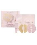 Wander Beauty Bright Eyes Baggage Claim Set - Award-Winning Under Eye Masks & Eye Cream - Best Clean Beauty Gift for Brighter Under Eyes - International Shipping Available - Buy Online on SooperMarket.com