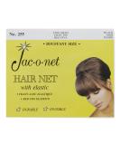 Jac-O-Net Tiny Mesh Bouffant Hair Net Black, Large Size | 1 Net Per Pack - Buy Online on SooperMarket.com