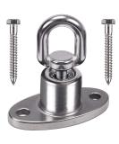 SELEWARE Silent Ball Bearing Swing Hangers, Heavy Duty 360 Rotate Swing Swivel Hook for Wooden Playground Yoga Hammock Chair Rope Punching Bag Porch Tire Web Swing Sets, 1200 Capacity - Buy Online on SooperMarket.com