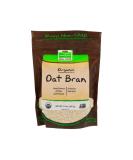 NOW Foods Natural Oat Bran - 14 oz | High-Quality Fiber-Rich Superfood - Buy Online on SooperMarket.com