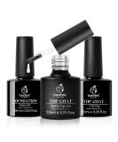 Beetles Gel Nail Polish Base and Top Coat Set - Matte & Shine Effects | Long Lasting DIY Manicure | No Wipe, Soak Off, 7.5ml Each - Buy Online on SooperMarket.com