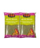 TRS Mung Whole | 2KG | Mung Beans | Green Moong Beans | Moong Beans Whole green | Mung bean | GMO Free | Natural | Vegan | High Protein | Indian Origin (Pack of 2) - Buy Online on SooperMarket.com