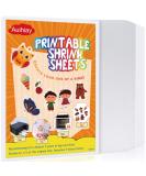 Auihiay 12 Pieces Printable Shrink Plastic Sheets for Mothers Day Gifts - 6 White and 6 Semitransparent - Creative Craft for Kids - 8.3 x 11.6 inch - Buy Online on SooperMarket.com