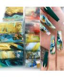 Marble Nail Art Foils Transfer Stickers - Nail Art Supplies for DIY Manicure Design - Buy Online on SooperMarket.com