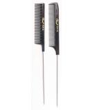 Krest Pintail Combs Weaving Foiling Fine Tooth Rattail Hair Comb XL. 2 PC. - Buy Online on SooperMarket.com