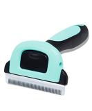 SunGrow Deshedding Brush for Short-Haired Pets - 2.5 Stainless Steel Blade Comb for Dogs, Cats, Puppies, Kittens, and Small Animals - Grooming Tool for Shedding Control - Buy Online on SooperMarket.com