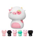 Mewaii 14'' Soft Strawberry Cow Pillows Mushroom Stuffed Animal Plush Plushie Squishy Toy - White White Cow 14 Inch - Buy Online on SooperMarket.com