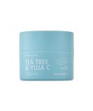 TONYMOLY Pure Dew Tea Tree & Yuja C Cream - Hydrating Skincare for Clearer Skin | International Shipping Available - Buy Online on SooperMarket.com