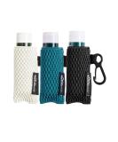 Lip Balm Holder Keychain 3pcs - Clip on Chapstick Sleeves Pouch (Black/Blue/Beige) - Buy Online on SooperMarket.com