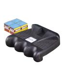 GAMESUN 3-Hole Weighted Pool Cue Holder with 4 Chalks - Cue Sticks Organizer - Buy Online on SooperMarket.com