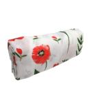 Luxury Bamboo/Cotton Large Muslin Blanket for Babies | Red Poppy Design | Soft & Comfortable Swaddle Blanket | 120cm x 120cm - Buy Online on SooperMarket.com