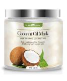 Alayna Pure Organic Coconut Oil Hair Mask - Hydrating Treatment for Natural Hair Growth - Repairs Dry & Damaged Hair - 8 oz - Buy Online on SooperMarket.com