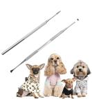 Symphonyw Stainless Steel Dog Calculus Remover - 2PCS Dental Teeth Cleaning Tools - Buy Online on SooperMarket.com
