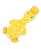 Best Pet Supplies Crinkle Dog Toy for Small, Medium, and Large Breeds, Cute No Stuffing Duck with Soft Squeaker, Fun for Indoor Puppies and Senior Pups, Plush No Mess Chew and Play 1 Yellow - Buy Online on SooperMarket.com