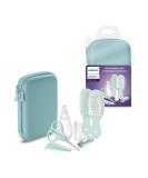 Philips Avent Baby Care Set - Essential Baby Care Set with 9 Accessories Nail Clipper Scissors 3 Emery Boards Bomb Hairbrush Nasal Aspirator and Finger Toothbrush (Model SCH401/00) - Buy Online on SooperMarket.com
