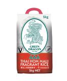 Green Dragon Thai Fragrant Jasmine Rice 5KG | Thai Hom Mali | AAA | Premium Rice | White Rice | Chinese Ingredients | Chinese Asian Cooking | 5KG - Buy Online on SooperMarket.com