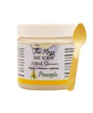 Organic Exfoliating Sea Salt Body Scrub - 3.4 oz Pineapple | Ideal for Hands Feet & Travel - Men & Women | Pure Florida Sea Salt - Buy Online on SooperMarket.com