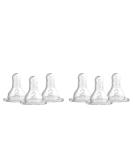 Dr. Brown's Original Nipple, Level 2 (3m+), (6 Count) Level 2, 6 Pack, 3m+ - Buy Online on SooperMarket.com