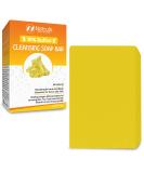 10% Sulfur Soap Cleansing Bar for Acne & Oily Skin - Natural Face & Body Cleanser with Lemongrass, Tea Tree Oil, Vitamin E & Coconut Milk - Made in USA - Buy Online on SooperMarket.com