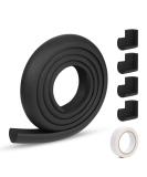 Vicloon Edge Protectors 2 M Foam Safety Strip and 4 Corner Cushion Protector Set Edge Corner Guards for Baby - Black - Buy Online on SooperMarket.com