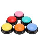 6 Color Recordable Buttons for Dogs Dog Buttons for Communication Dog Talking Button Set Pet Training Buttons 30 Second Record & Playback Teach Your Dog to Talk - 6 Color Packs - Buy Online on SooperMarket.com