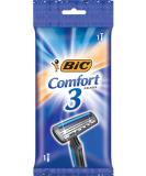 BIC Comfort 3 Men's 3-Blade Disposable Razors - 36 Count, Individually Wrapped - Buy Online on SooperMarket.com