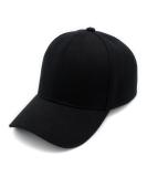 Top Level Classic Adjustable Plain Black Baseball Cap for Men and Women - Buy Online on SooperMarket.com
