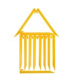 MUDOR 12 Inch Plastic Tent Stakes - 12 Pcs Heavy Duty Pegs for Camping, Outdoor, Beach, and Garden Use - Buy Online on SooperMarket.com