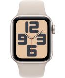 Apple Watch SE 2 nd Gen GPS 40mm Smartwatch with Starlight Aluminum Case with Starlight Sport Band - S/M - fits 130 - 180mm wrists - Without AppleCare+ - Buy Online on SooperMarket.com