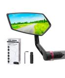 RBRL Extra Large Bar End Bike Mirror - Impact-Resistant Glass Mirror for E-Bikes & Bicycles (Left Wing Diamond) - Buy Online on SooperMarket.com