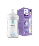 Philips Avent Natural Response Baby Bottles 260ml with AirFree Valve - BPA-Free for Newborns | Elephant Motif (SCY673/81) - Buy Online on SooperMarket.com